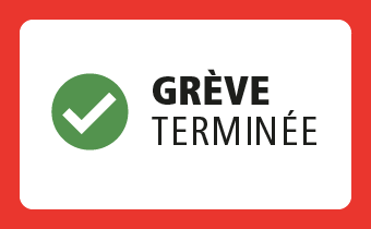 INFO GRÈVE : fin de la grève le 5 octobre à 22h